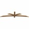 Ekena Millwork Davenport Timber Gable Bracket, Western Red Cedar, 84"W x 21"H x 1 1/2"D x 3 1/2"F, 6/12 Pitch GBW084X21X0204DAV00SWR - alternate 4